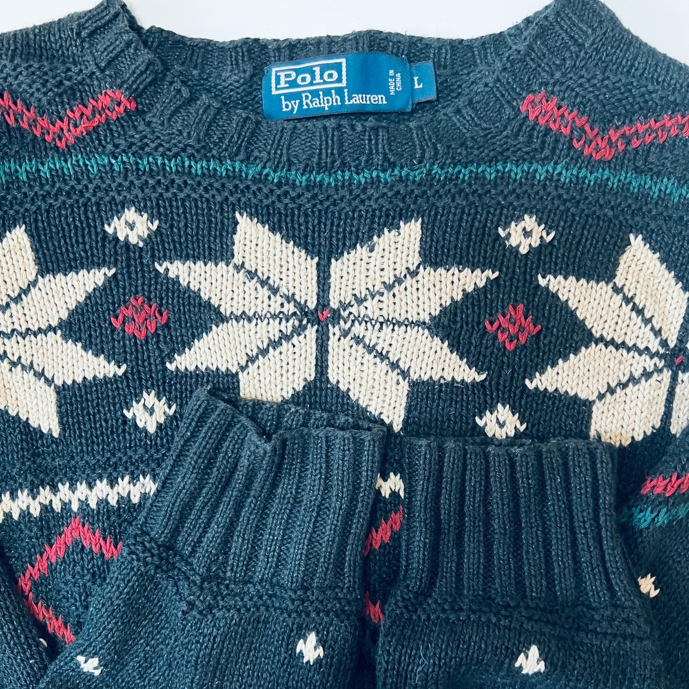 POLO Vintage Ralph Lauren Hand Knit Sweater